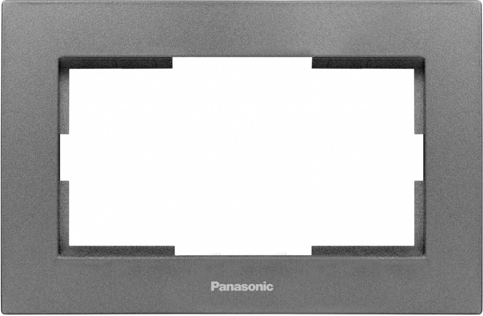Рамка Panasonic Karre Plus WKTF08092DG-RU декоративная 1x пластик дымчатый (упак.:1шт)