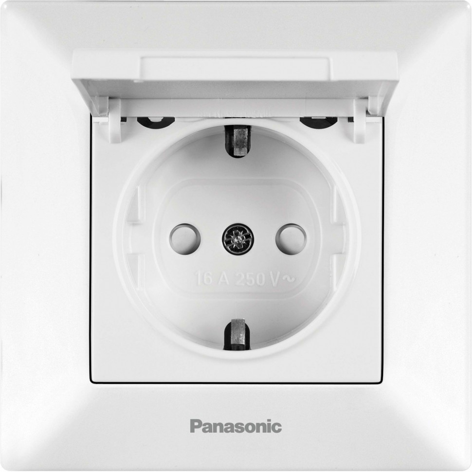 Розетка силовая Panasonic Arkedia (WMTC02102WH-RU) скрыт. крыш. IP20 белый (упак.:1шт)