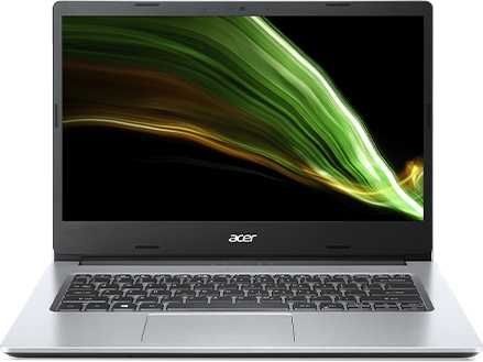 Ноутбук Acer Aspire 3 A314-35-P3PW Pentium Silver N6000/4Gb/SSD128Gb/Intel UHD Graphics/14"/FHD (1920x1080)/Windows 10/silver/WiFi/BT/Cam