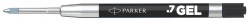 Стержень гелевый Parker Quink Gel Z10 (2136231) M 0.7мм черные чернила блистер (2шт)