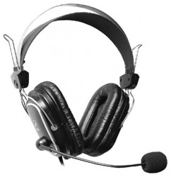 Наушники с микрофоном A4Tech HS-50 черный 2.4м мониторные оголовье