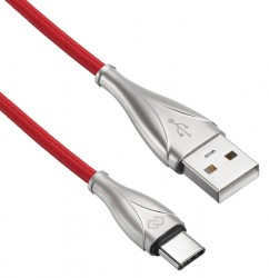 Кабель Digma USB A(m) USB Type-C (m) 2м красный
