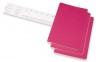 Блокнот Moleskine CAHIER JOURNAL CH016D17 Large 130х210мм обложка картон 80стр. линейка розовый неон (3шт)