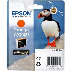 Картридж струйный Epson T3249 C13T32494010 оранжевый (980стр.) (14мл) для Epson SureColor SC-P400