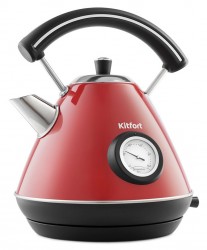Чайник электрический Kitfort KT-687-1 1.7л. 2200Вт красный (корпус: нержавеющая сталь)