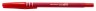 Ручка шариковая Silwerhof SILKEN (026211-04) 0.7мм корпус кауч.микропор. красный красные чернила