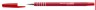 Ручка шариковая Silwerhof SILKEN (026211-04) 0.7мм корпус кауч.микропор. красный красные чернила