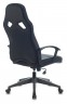 Кресло игровое Zombie DRIVER черный/голубой искусственная кожа с подголов. крестовина пластик