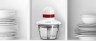 Измельчитель электрический Bosch MMRP1000 0.8л. 400Вт белый/красный