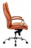 Кресло руководителя Бюрократ T-9950 рыжий Leather Ontano кожа крестовина металл хром