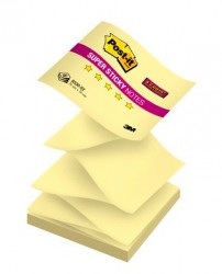 Блок самоклеящийся бумажный 3M Post-it Super Sticky R330-SY 7100041727 76x76мм 90лист. желтый канареечный (упак.:6шт)