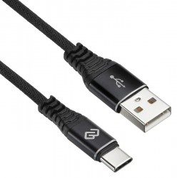Кабель Digma USB (m)-USB Type-C (m) 2м черный