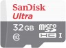 Флеш карта microSDHC 32Gb Class10 Sandisk SDSQUNR-032G-GN3MA Ultra Light + adapter