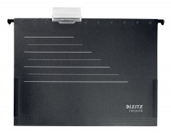 Папка подвесная Leitz Alpha 19220095 A4 картон черный с огранич.формата