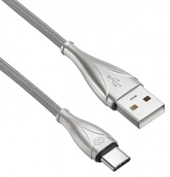 Кабель Digma USB (m)-USB Type-C (m) 3м серебристый