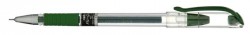 Ручка гелевая Cello FLO GEL 0.5мм резин. манжета зеленый индив. пакет с европодвесом