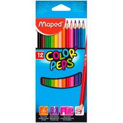 Карандаши цветные Maped Color`Peps 183212 трехгранные липа 12цв.