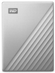 Жесткий диск WD Original USB-C 1Tb WDBC3C0010BSL-WESN My Passport Ultra 2.5" серебристый