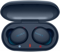 Гарнитура вкладыши Sony WF-XB700 синий беспроводные bluetooth в ушной раковине (WFXB700L.E)