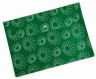 Конверт на кнопке Бюрократ -PK823NGRN A4 с рисунком "Ромашки" непрозрачный пластик 0.18мм зеленый
