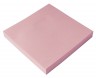 Блок самоклеящийся бумажный Silwerhof 682156-03 76x76мм 100лист. 75г/м2 пастель розовый