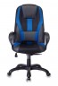 Кресло игровое Zombie VIKING-9 черный/синий искусст.кожа/ткань крестовина пластик