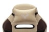 Кресло игровое Zombie VIKING 6 KNIGHT Fabric коричневый с подголов. крестовина металл