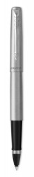 Ручка роллер Parker Jotter Core T61 (2089226) Stainless Steel CT серебристый M черные чернила подар.кор.