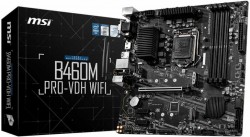 Материнская плата MSI B460M PRO-VDH WIFI Soc-1200 Intel B460 4xDDR4 mATX AC`97 8ch(7.1) GbLAN+VGA+DVI+HDMI