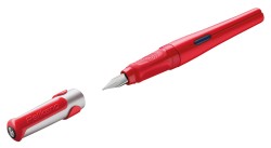 Ручка перьевая Pelikan School Pelikano (PL802987) красный M перо сталь нержавеющая для правшей карт.уп.
