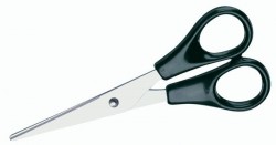 Ножницы Durable 1771-01 универсальные 140мм ручки пластиковые нержавеющая сталь черный