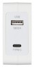 Сетевое зар./устр. Digma DGPD-45W-WG 3A+2.4A PD универсальное кабель USB Type C белый