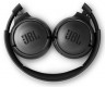 Гарнитура накладные JBL T500 1.187м черный проводные оголовье (JBLT500BLK)