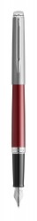 Ручка перьевая Waterman Hemisphere (2146623) Matte SS Red CT F перо сталь нержавеющая подар.кор.