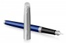 Ручка перьевая Waterman Hemisphere (2146616) Matte SS Blue CT F перо сталь нержавеющая подар.кор.