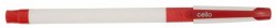 Ручка шариковая Cello SLIMO GRIP 0.7мм резин. манжета белый/красный красные чернила коробка