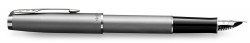 Ручка перьевая Parker Sonnet F546 (2146873) Stainless Steel CT F перо сталь нержавеющая подар.кор.