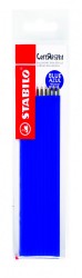 Стержень для шариковых ручек Stabilo 6308/10-41 0.38мм стреловидный пиш. наконечник синий
