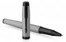 Ручка роллер Parker IM Achromatic (2127751) серый матовый F черные чернила подар.кор.