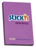 Блок самоклеящийся бумажный Stick`n 21208 51x76мм 100лист. 70г/м2 неон фиолетовый
