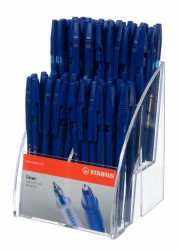 Набор шариковых ручек Stabilo 808/80/41 Liner 0.38мм синий синие чернила (80шт)