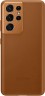 Чехол (клип-кейс) Samsung для Samsung Galaxy S21 Ultra Leather Cover коричневый (EF-VG998LAEGRU)