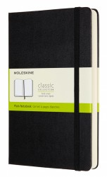 Блокнот Moleskine CLASSIC EXPENDED QP062EXP Large 130х210мм 400стр. нелинованный твердая обложка черный