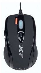 Мышь A4Tech XL-750MK черный лазерная (3600dpi) USB (6but)