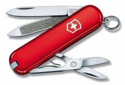 Нож перочинный Victorinox Classic (0.6203-033) 58мм 7функций красный подар.коробка