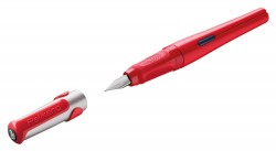 Ручка перьевая Pelikan School Pelikano (PL802994) красный A перо сталь нержавеющая для правшей карт.уп.