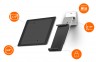 Подставка Durable 893523 Pro Tablet Holder для планшета серебристый