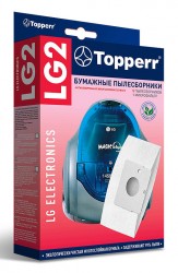 Пылесборники Topperr LG 2 бумажные (5пылесбор.) (1фильт.)