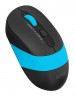 Мышь A4Tech Fstyler FG10S черный/синий оптическая (2000dpi) silent беспроводная USB (4but)