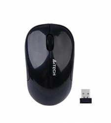Мышь A4Tech V-Track G3-300N черный оптическая (1000dpi) беспроводная USB для ноутбука (3but)
